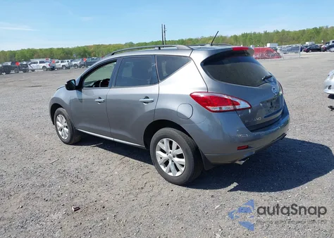 2013 Nissan Murano Sl z USA, uszkodzony, nr VIN JN8AZ1MW0DW319839